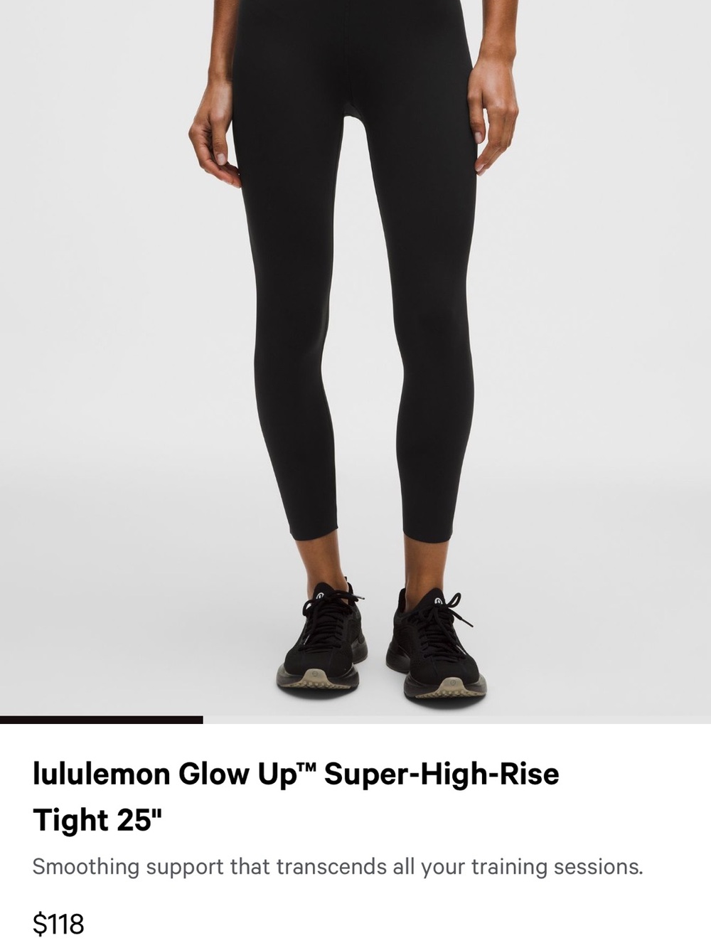 lululemon athletica Black High-Rise Performance Leggings
